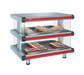 Hatco GR2SDH-54D 60 1/4" Self Service Countertop Heated Display Shelf - (2) Shelves, 120/208v/1ph-cityfoodequipment.com