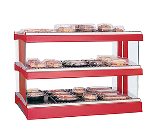 Hatco GR3SDH-27D 27 9/50" Self Service Countertop Heated Display Shelf - (3) Shelves, 120v-cityfoodequipment.com