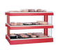 Hatco GR3SDH-27D 27 9/50" Self Service Countertop Heated Display Shelf - (3) Shelves, 120v-cityfoodequipment.com