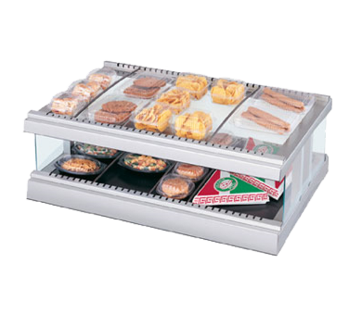 Hatco GR3SDH-39 39 9/50" Self Service Countertop Heated Display Shelf - (2) Shelves, 120v-cityfoodequipment.com