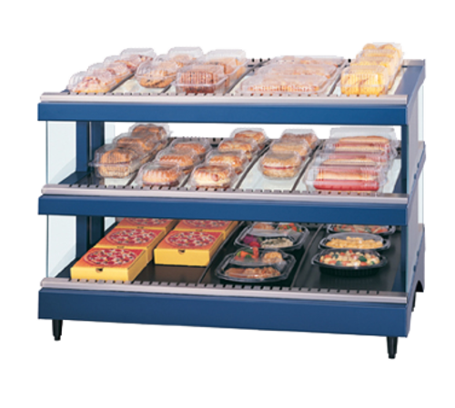 Hatco GR3SDS-27D 27 9/50" Self Service Countertop Heated Display Shelf - (3) Shelves, 120v-cityfoodequipment.com
