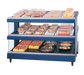 Hatco GR3SDS-27D 27 9/50" Self Service Countertop Heated Display Shelf - (3) Shelves, 120v-cityfoodequipment.com