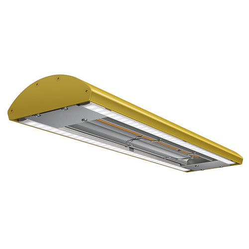 Hatco GR5AL-42 42" Standard Watts Curved Infrared Strip Warmer - Single Rod, (1) Remote Infinite Control, 120v-cityfoodequipment.com