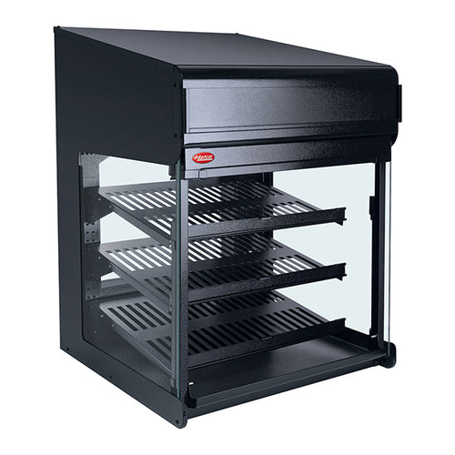 Hatco FS3HAC-2426 24" Self Service Countertop Heated Display Case - (3) Shelves, 120v-cityfoodequipment.com