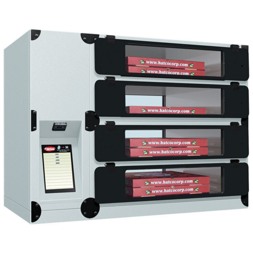 Hatco F2GP-22-C Flav-R 2-Go® Countertop Pizza Locker w/ (8) Lockers - Center Controls, Warm Red, 120v-cityfoodequipment.com