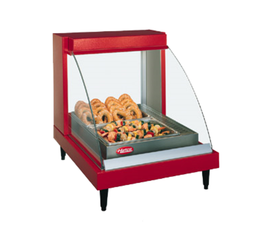 Hatco GRCDH-1P 20 5/8" Full Service Countertop Heated Display Case - (1) Shelf, 120v-cityfoodequipment.com