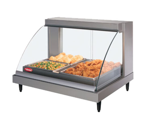 Hatco GRCDH-2P 32 1/2" Full Service Countertop Heated Display Case - (1) Shelf, 120v-cityfoodequipment.com