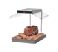 Hatco GRCSCLH-24 Carving Station W/Heat Lamps, Right Side Breath Protector, 120v, 1290 Watts-cityfoodequipment.com