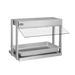 Hatco GRHW-1P 22 1/4" Hors D'Oeuvre Warmer w/ Sneeze Guard & Heated Base, 120V-cityfoodequipment.com