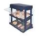 Hatco GRHW-1SGDS Glo-Ray Display Warmer, Slanted Heated Base, Sneeze Guard, 1650 Watts-cityfoodequipment.com
