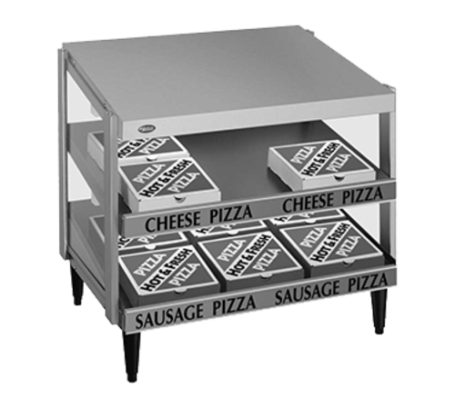 Hatco GRPWS-3618D 36" Heated Pizza Merchandiser w/ 2 Levels, 120v-cityfoodequipment.com