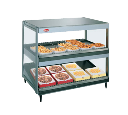 Hatco GRSDS/H-41DHW 41" Self Service Countertop Heated Display Shelf - (2) Shelves, 208v/1ph-cityfoodequipment.com