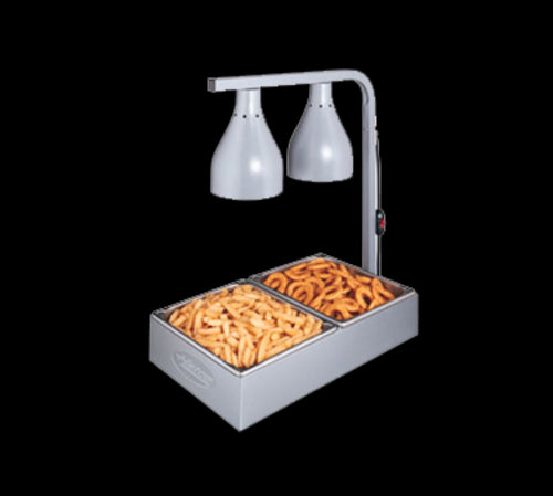Hatco LW-2 2 Bulb Heat Lamp w/ Adjustable Arm, Gray Granite Finish, 120v-cityfoodequipment.com