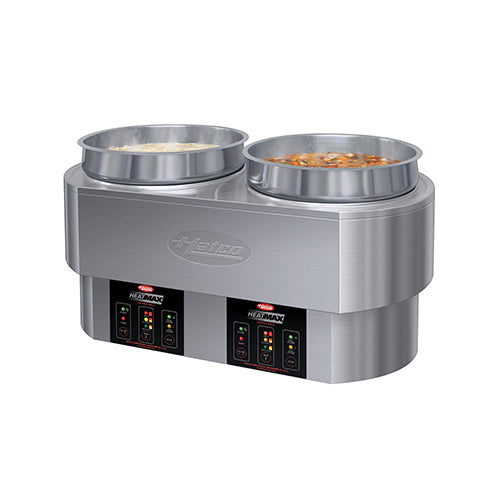 Hatco RHW-2 (2) 11 qt Countertop Soup Warmer w/ Thermostatic Controls, 208-240v/1ph-cityfoodequipment.com