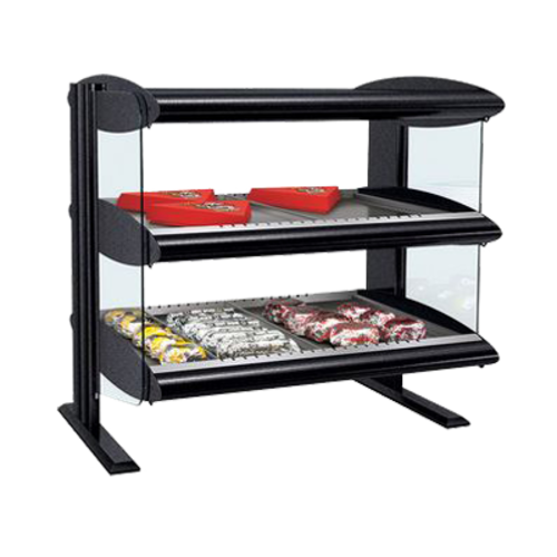 Hatco HXMH-60D 64" Self Service Countertop Heated Display Shelf - (2) Shelves, 120v/208 240v/1ph-cityfoodequipment.com