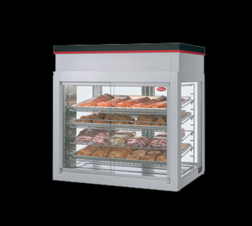 Hatco WFST-2X 32 2/32" Self Service Countertop Heated Display Case - (4) Shelves, 120v-cityfoodequipment.com