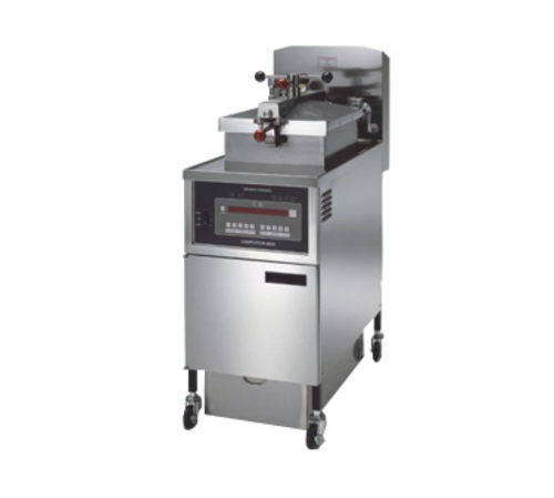 Henny Penny PFG600.07 43 lb Natural Gas Pressure Chicken Fryer - 80,000 BTU-cityfoodequipment.com