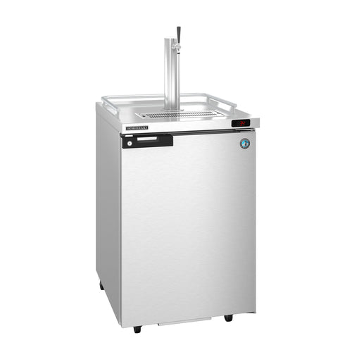 Hoshizaki DD24-S 24 7/8" Kegerator Beer Dispenser w/ (1) Keg Capacity - (1) Column, Stainless, 115v-cityfoodequipment.com