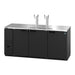 Hoshizaki DD80-S 80" Kegerator Beer Dispenser w/ (4) Keg Capacity - (2) Columns, Stainless, 115v-cityfoodequipment.com