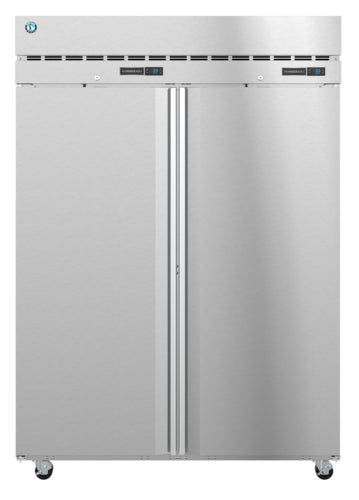 Hoshizaki DT2A-FS 55" Steelheart Series Two Section Commercial Combo Refrigerator Freezer - Solid Doors, Dual Temp, 11-cityfoodequipment.com
