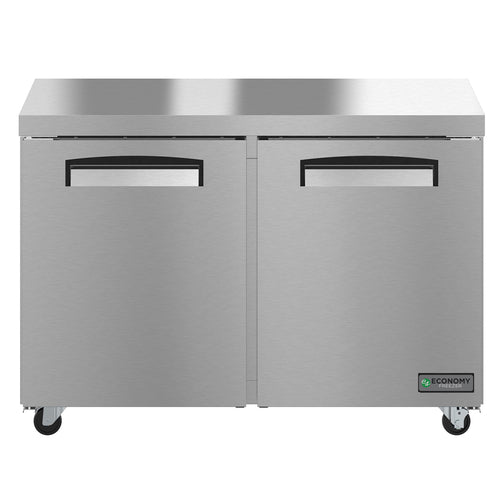 Hoshizaki EUF48A 47 3/4" Undercounter Freezer w/ (2) Sections & (2) Doors, 115v-cityfoodequipment.com