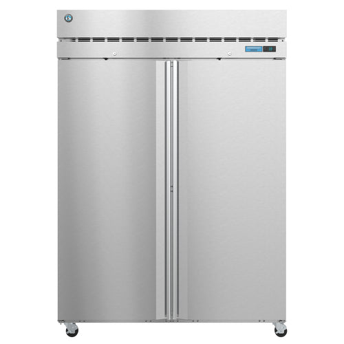 Hoshizaki F2A-FS 55" Steelheart Series Two Section Reach In Freezer, (2) Left/Right Hinge Solid Doors, 115v-cityfoodequipment.com