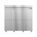 Hoshizaki F3A-HS 82 1/2" Steelheart Series Three Section Reach In Freezer, (6) Left/Right Hinge Solid Doors, 230v-cityfoodequipment.com
