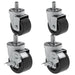 Hoshizaki HS-5035 4" Casters for (1) & (2) Section Commercial Series Undercounter Refrigerators-cityfoodequipment.com