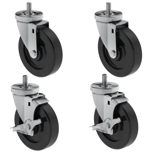 Hoshizaki HS-5036 6" Casters for (1) & (2) Section Commercial Series Undercounter Refrigerators-cityfoodequipment.com