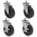 Hoshizaki HS-5036 6" Casters for (1) & (2) Section Commercial Series Undercounter Refrigerators-cityfoodequipment.com
