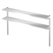 Hoshizaki HS-5163 Double Overshelf for 27" Undercounter, Worktop, & Prep Table Refrigerators, Stainless-cityfoodequipment.com