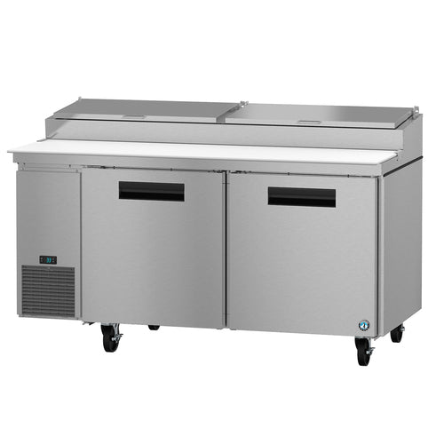 Hoshizaki PR67A Steelheart 67" Pizza Prep Table w/ Refrigerated Base, 115v-cityfoodequipment.com