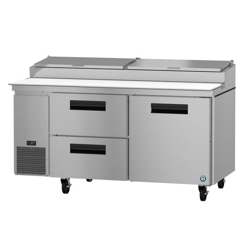 Hoshizaki PR67A-D2 Steelheart 67" Pizza Prep Table w/ Refrigerated Base, 115v-cityfoodequipment.com