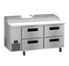Hoshizaki PR67B-D4 67" Steelheart Pizza Prep Table w/ Refrigerated Base, 115v-cityfoodequipment.com