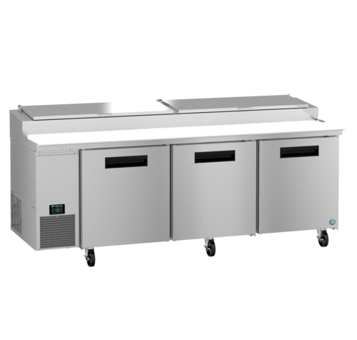 Hoshizaki PR93B 93" Steelheart Pizza Prep Table w/ Refrigerated Base, 115v-cityfoodequipment.com