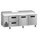 Hoshizaki PR93B-D2 93" Steelheart Pizza Prep Table w/ Refrigerated Base, 115v-cityfoodequipment.com