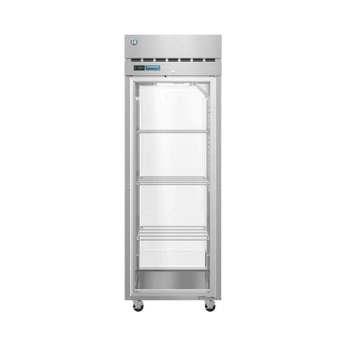 Hoshizaki PT1A-FG-FG Steelheart 27 1/2" One Section Pass Thru Refrigerator - (2) Right Hinge Glass Doors, 115v-cityfoodequipment.com