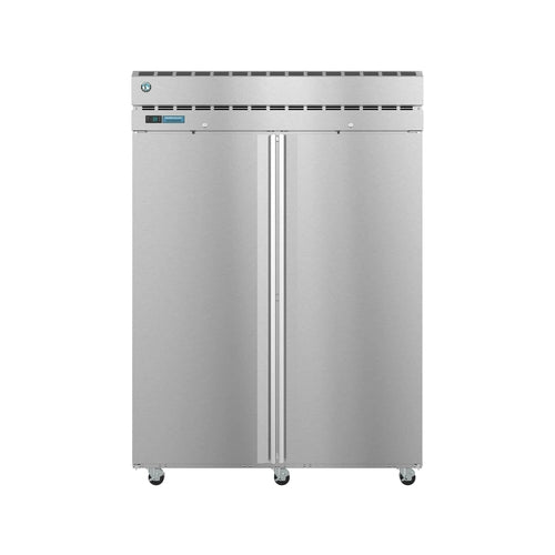 Hoshizaki PT2A-FS-FS Steelheart 55" Two Section Pass Thru Refrigerator - (4) Right Hinge Solid Doors, 115v-cityfoodequipment.com