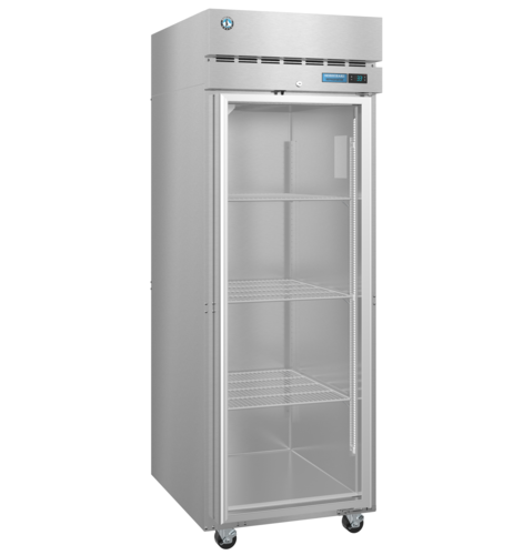 Hoshizaki R1A-FG Steelheart 27 1/2" One Section Reach In Refrigerator, (1) Right Hinge Glass Door, 115v-cityfoodequipment.com