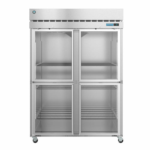Hoshizaki R2A-HG Steelheart 55" Two Section Reach In Refrigerator, (4) Left/Right Hinge Glass Doors, 115v-cityfoodequipment.com