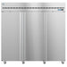 Hoshizaki R3A-FS Steelheart 83" Three Section Reach In Refrigerator, (3) Right Hinge Solid Doors, 115v-cityfoodequipment.com