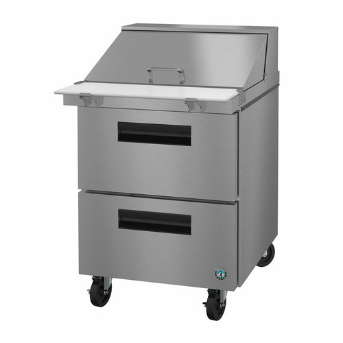 Hoshizaki SR27B-12MD2 27" Steelheart Mega Top Sandwich/Salad Prep Table w/ Refrigerated Base, 115v-cityfoodequipment.com