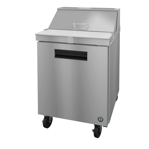 Hoshizaki SR27B-8 27" Steelheart Sandwich/Salad Prep Table w/ Refrigerated Base, 115v-cityfoodequipment.com