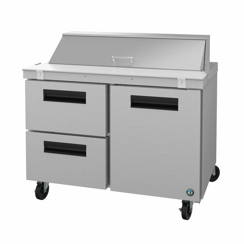 Hoshizaki SR48B-12D2 48" Steelheart Sandwich/Salad Prep Table w/ Refrigerated Base, 115v-cityfoodequipment.com