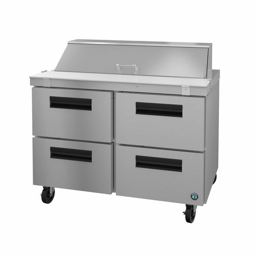 Hoshizaki SR48B-12D4 48" Steelheart Sandwich/Salad Prep Table w/ Refrigerated Base, 115v-cityfoodequipment.com