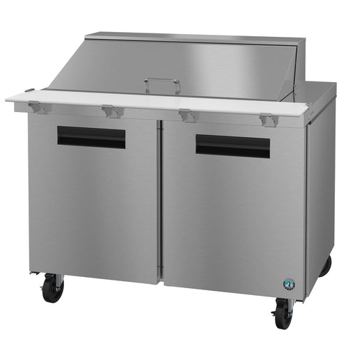 Hoshizaki SR48B-18M 48" Steelheart Mega Top Sandwich/Salad Prep Table w/ Refrigerated Base, 115v-cityfoodequipment.com