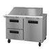 Hoshizaki SR48B-18MD2 48" Steelheart Mega Top Sandwich/Salad Prep Table w/ Refrigerated Base, 115v-cityfoodequipment.com