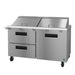 Hoshizaki SR60B-24MD2 60" Steelheart Mega Top Sandwich/Salad Prep Table w/ Refrigerated Base, 115v-cityfoodequipment.com
