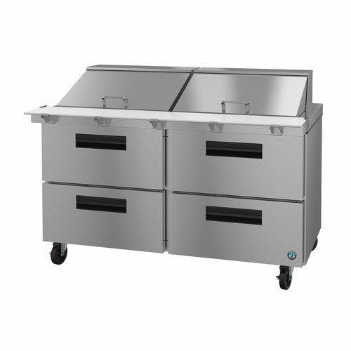 Hoshizaki SR60B-24MD4 60" Steelheart Mega Top Sandwich/Salad Prep Table w/ Refrigerated Base, 115v-cityfoodequipment.com