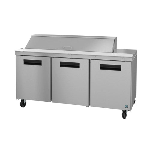Hoshizaki SR72B-16 72" Steelheart Sandwich/Salad Prep Table w/ Refrigerated Base, 115v-cityfoodequipment.com
